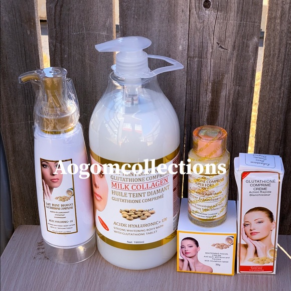 5 in 1 Glutathione Comprise Strong Whitening body bath , lotion, tube, serum 5 in 1 Glutathione Comprise Strong Whitening body bath , lotion, tube, serum